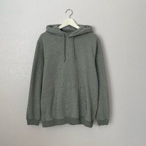 gap basic grey hoodie sweatshirt